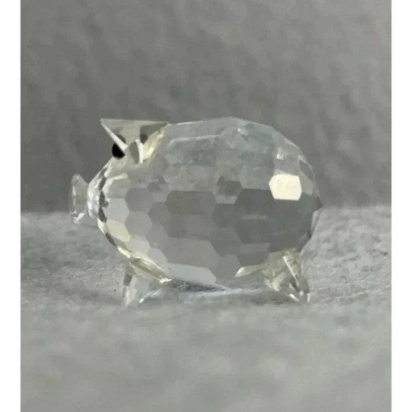 Swarovski Crystal Pig 1" Figurine (some damage) Smalll collectible - Picture 3 of 6